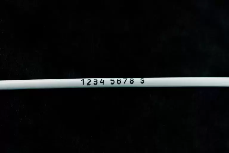 1 2 3 4 5 6 7 8 S white colored wrapper